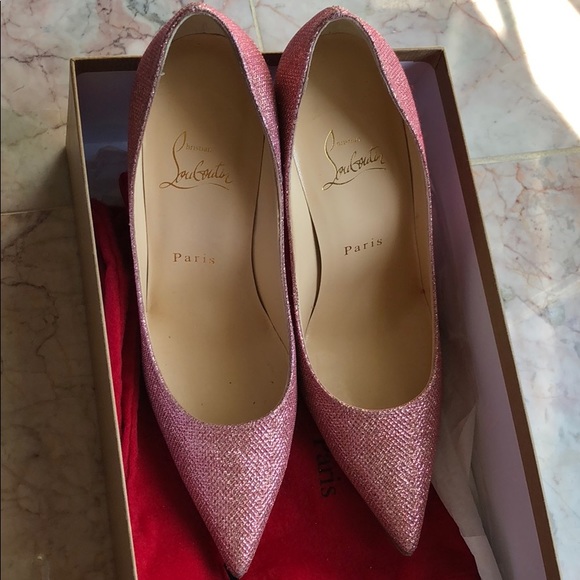 Christian Louboutin Shoes - Christian Louboutin Decoltish Glitter Heels